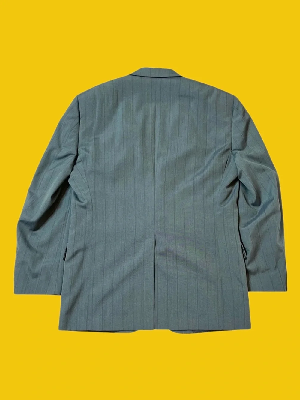 Hart Schaffner Marx 44L Gray Pinstripe Wool Blazer Sport Coat